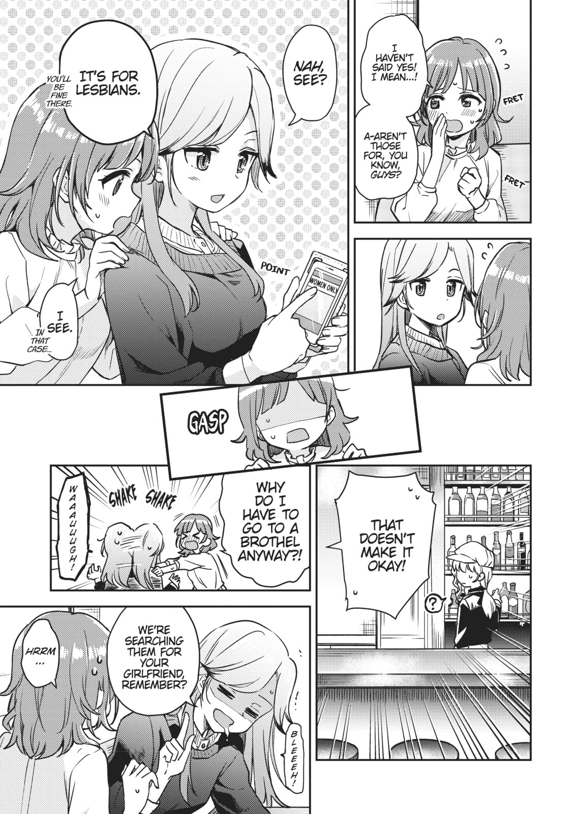 Asumi-chan Is Interested in Lesbian Brothels! – Chapter 1 page 13