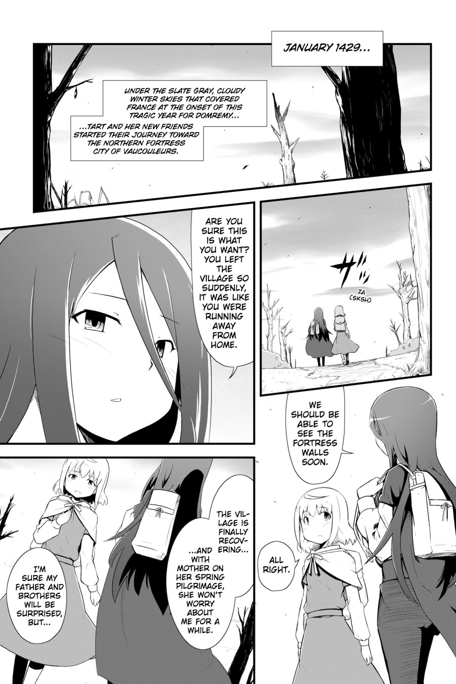 Puella Magi Tart Magica: The Legend of "Jeanne d'Arc" – Chapter 4 page 0