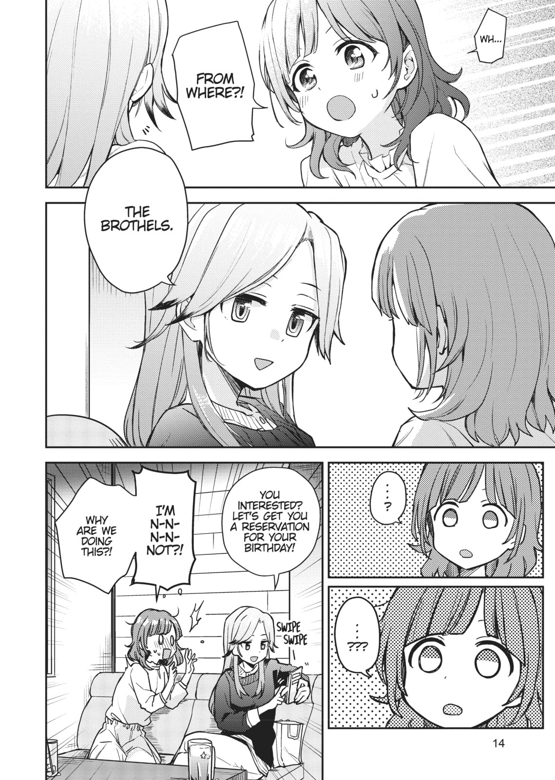 Asumi-chan Is Interested in Lesbian Brothels! – Chapter 1 page 12