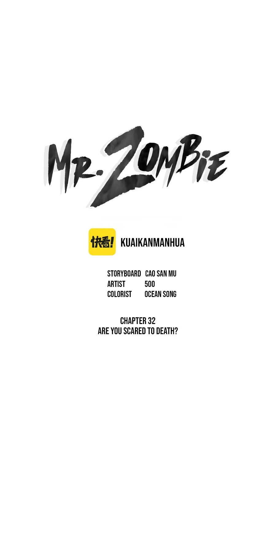 Mr. Zombie – Chapter 32 page 1