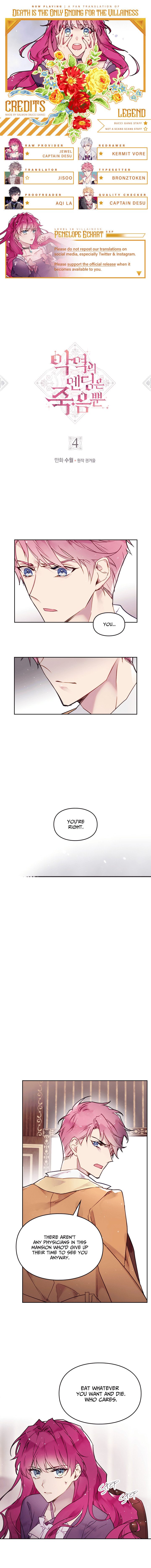 Villains Are Destined to Die – Chapter 4 page 0
