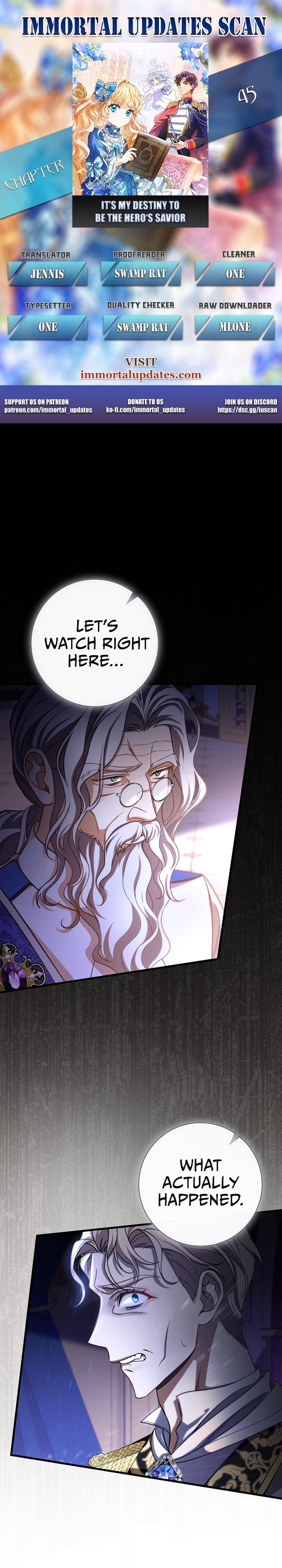 The Hero's Savior – Chapter 45 page 0