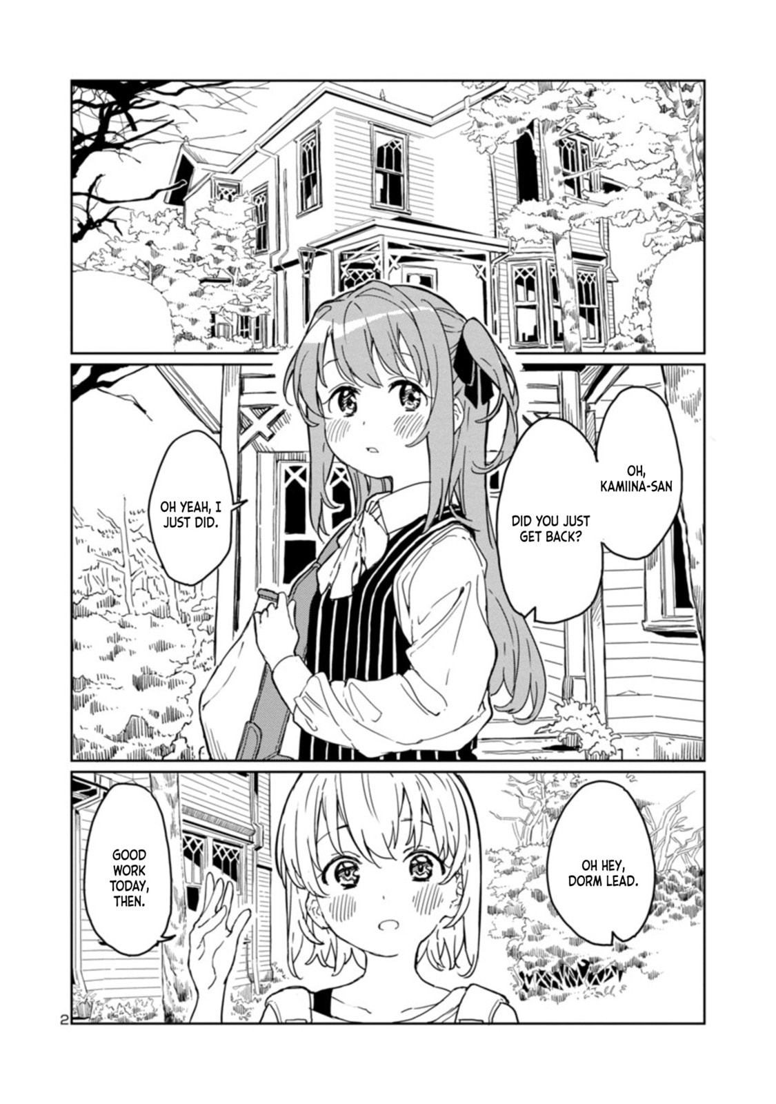 Kamiina Botan, Yoeru Sugata wa Yuri no Hana. – Chapter 2 page 1