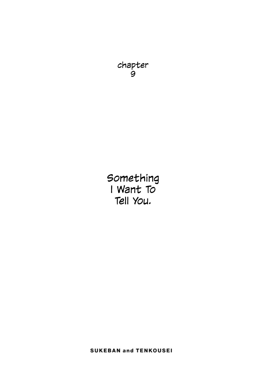 Something I Want to Tell You page 0
